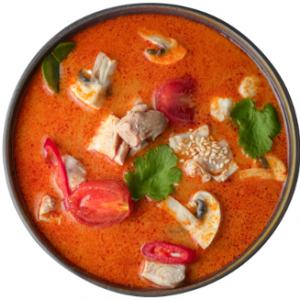 Доставка Суп том ям на кокосовому молоці з куркою из Chin-Chin Суп том ям на кокосовому молоці з куркою