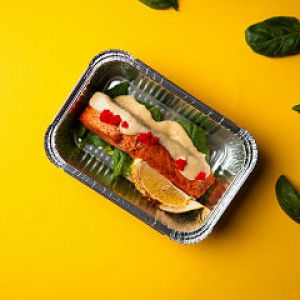 Доставка Стейк лосося з авокадо та шпинатом из NaDivane Стейк лосося з авокадо та шпинатом