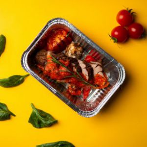 Доставка Свиний стейк з овочами та домашньою аджикою из NaDivane Свиний стейк з овочами та домашньою аджикою