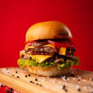 Доставка Дабл Дьябло бургер из NaDivane Дабл Дьябло бургер