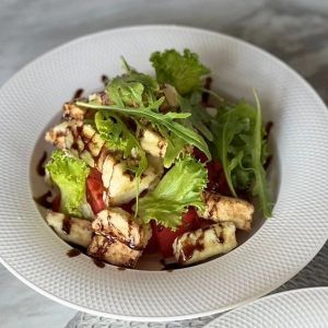 Салат з хрустким баклажаном