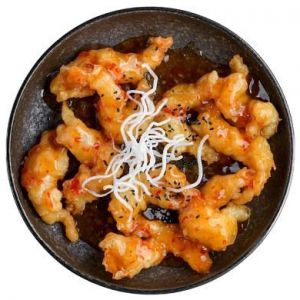 Доставка Креветки в кисло-солодкому соусі з манго из Chin-Chin Креветки в кисло-солодкому соусі з манго