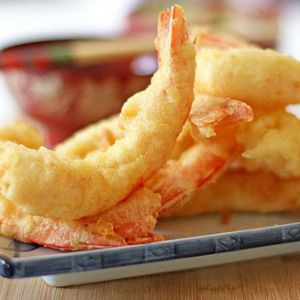 Креветки темпура