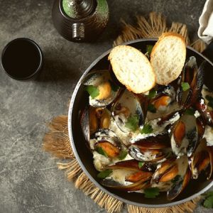 Щедра порція мідій