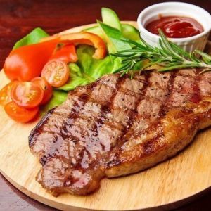 Стейк зі свинини