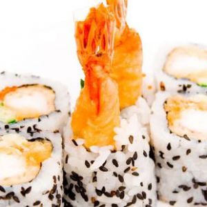 Рол з креветкою темпура