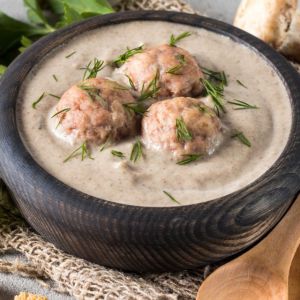 Крем-суп із грибів