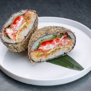 Суші Бургер з лососем