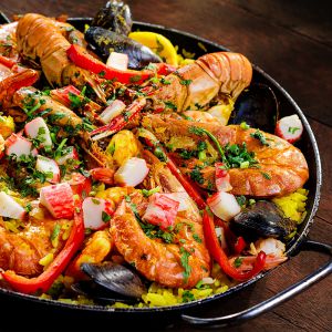 Пательня з морепродуктами