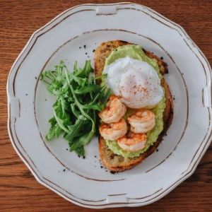 Доставка Авокадо тост з тигровими креветками из Гурман Авокадо тост з тигровими креветками