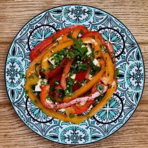 Овочевий салат з бринзою