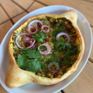 Хачапурі по-аджарськи з баранчиком