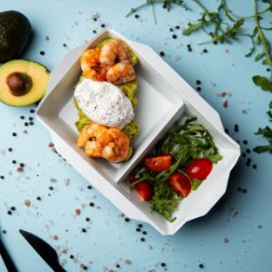 Доставка Авокадо-тост із креветкою из NaDivane Авокадо-тост із креветкою