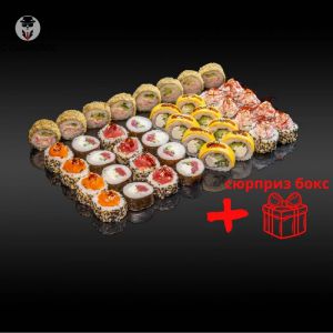 Доставка Сет Засмаглий лось 1,2 кг+сюрприз бокс из СушіБос Сет Засмаглий лось 1,2 кг+сюрприз бокс