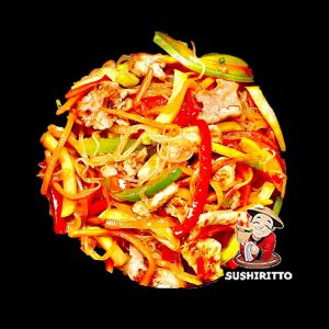 Фунчоза зі свининою