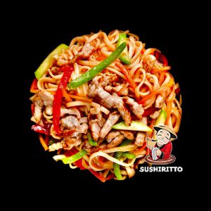 Удон зі свининою