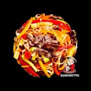 Удон з телятиною