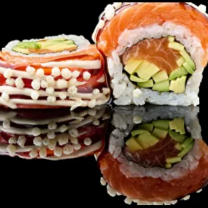 МЕГА РОЛ Багато лосося