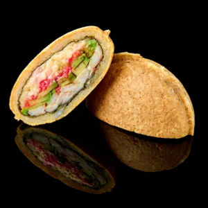 Бургер з тигровою креветкою