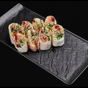 Спрінг Рол з Лососем та Крем Сиром