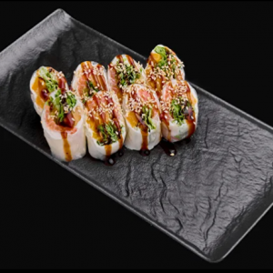 Спрінг Рол з Лососем та Манго