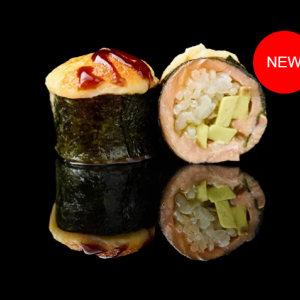 Запечений рол з лососем та авокадо