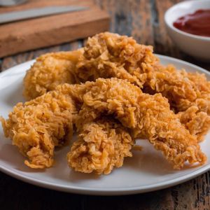 хрумкі курячі стріпси 150г Курячі стріпси