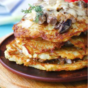 Доставка Деруни з грибним соусом из Хуторок Деруни з грибним соусом