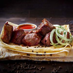 Доставка Тест Шашлик "Ханський" з телятини из Zeytun Тест Шашлик "Ханський" з телятини